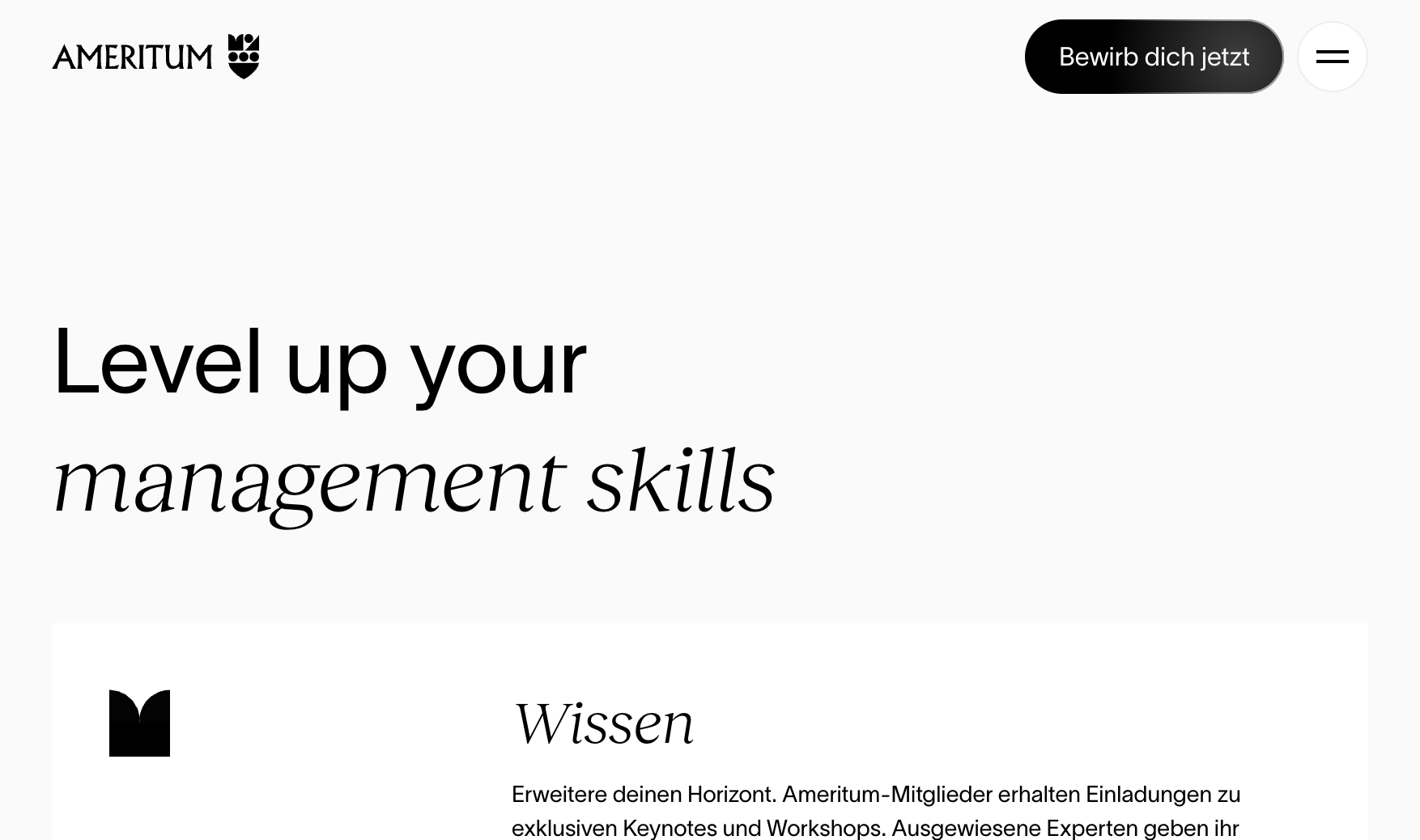 Die drei Säulen: Wissen, Netzwerk, Erfolg