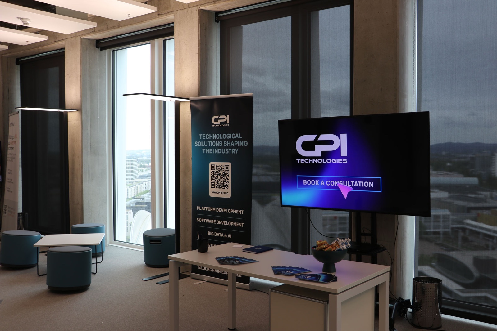 CPI Technologies at an entrepreneur event in Frankfurt